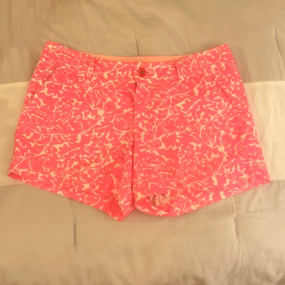 Brand New Preppy Pink & Whits Lilly Pulitzer Shorts - Women’s Size 6